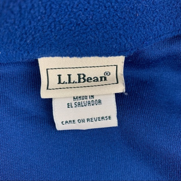 LL Bean 1/4 Zip Women’s Fleece Pullover Blue Size Small Regular 272479 - Picture 3 of 5